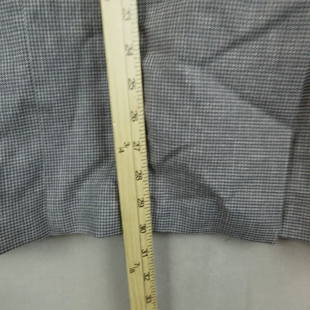 Peter Millar Blazer 54R Gray Houndstooth Sport Coat Wool Jacket Unconstructed